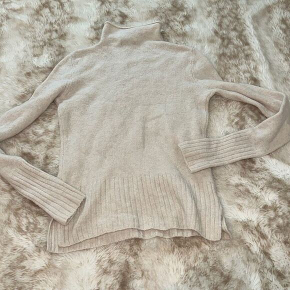 Madewell Cream Turtleneck Wool Sweater | Sz XS - Picture 6 of 6